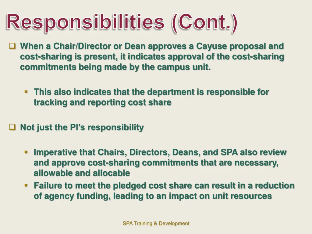 responsibilities cont 2