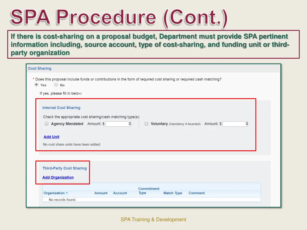 spa procedure cont