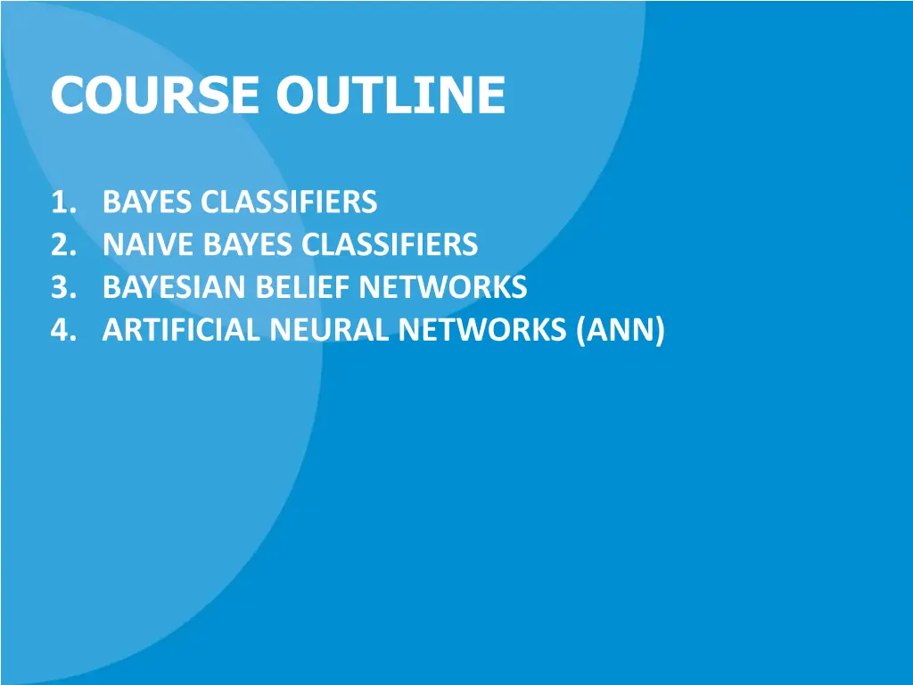 course outline