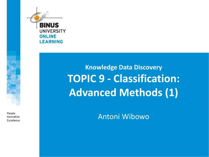 knowledge data discovery topic 9 classification