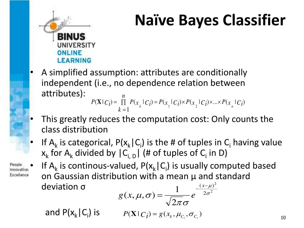 na ve bayes classifier