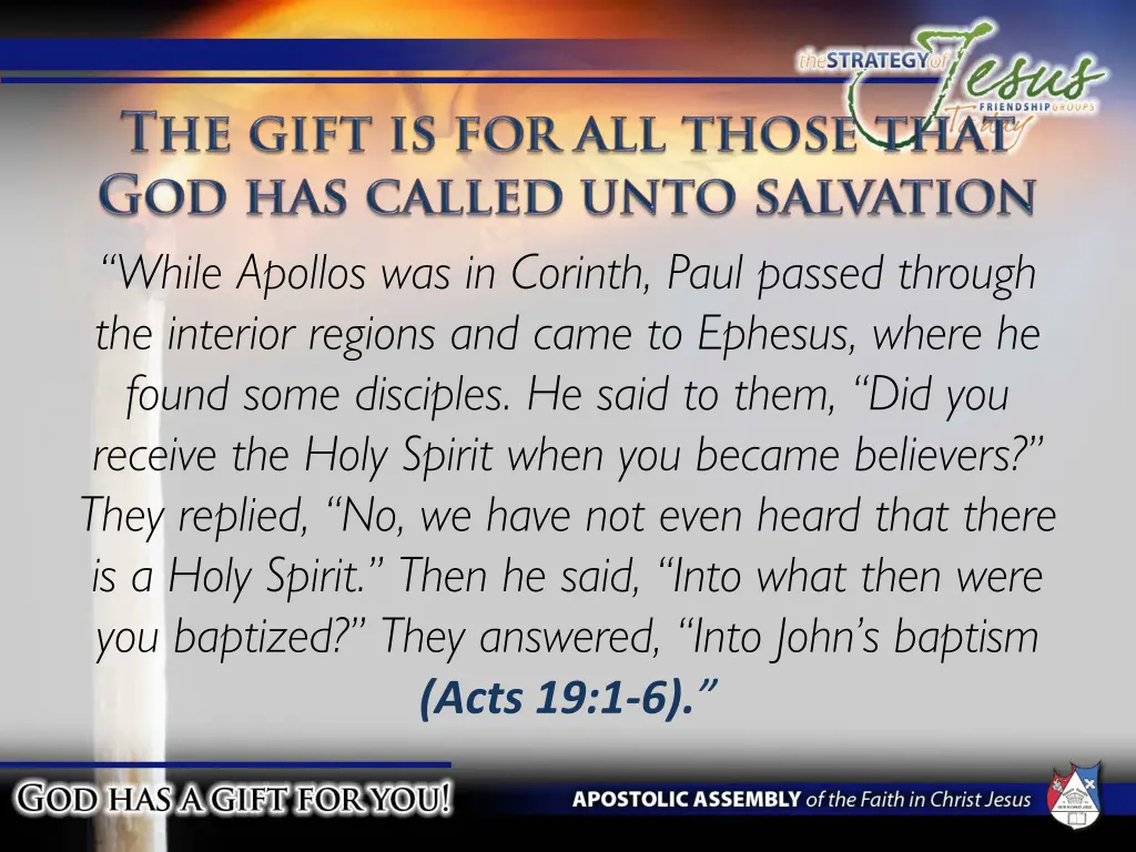 while apollos was in corinth paul passed through
