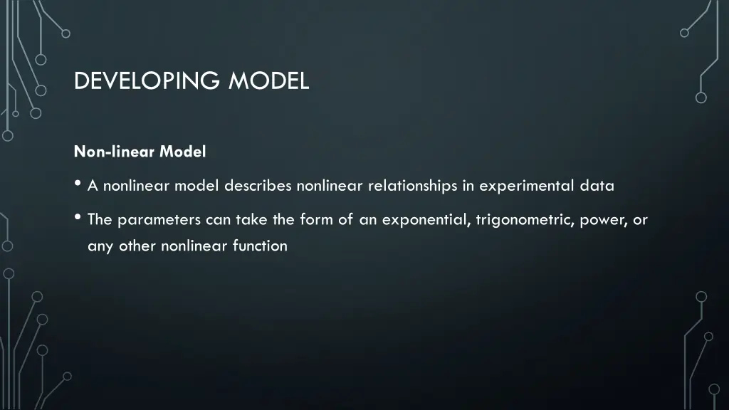 developing model 2