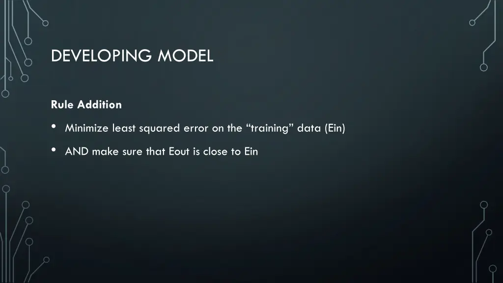 developing model 4