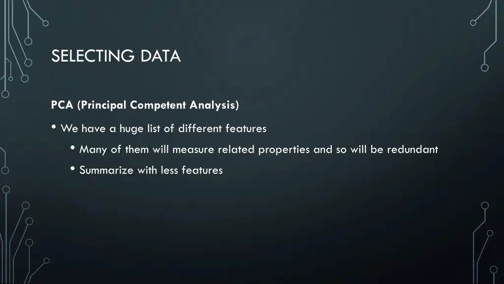 selecting data 2