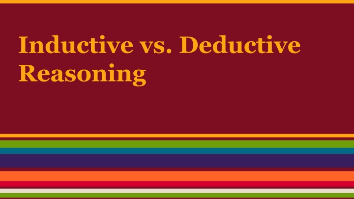 inductive vs deductive reasoning