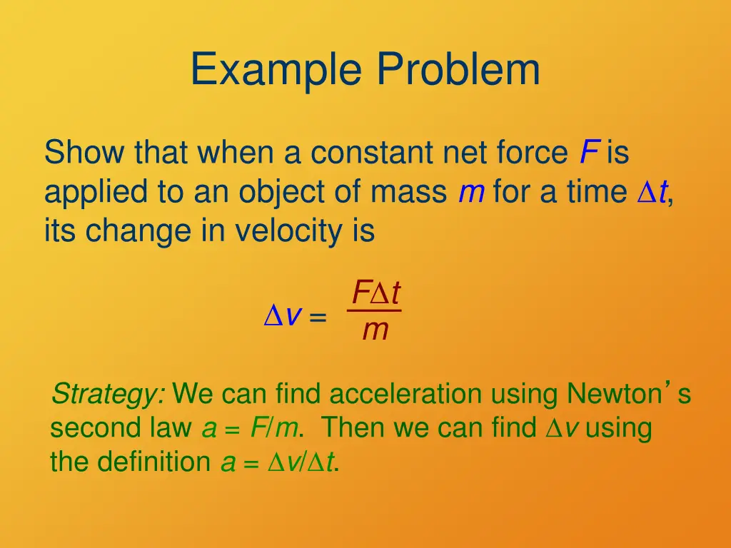 example problem