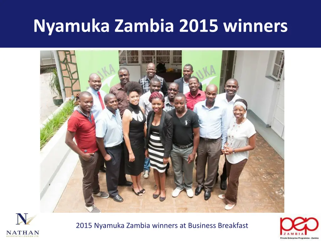 nyamuka zambia 2015 winners