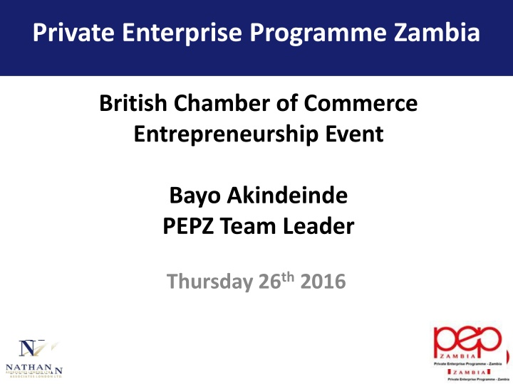 private enterprise programme zambia
