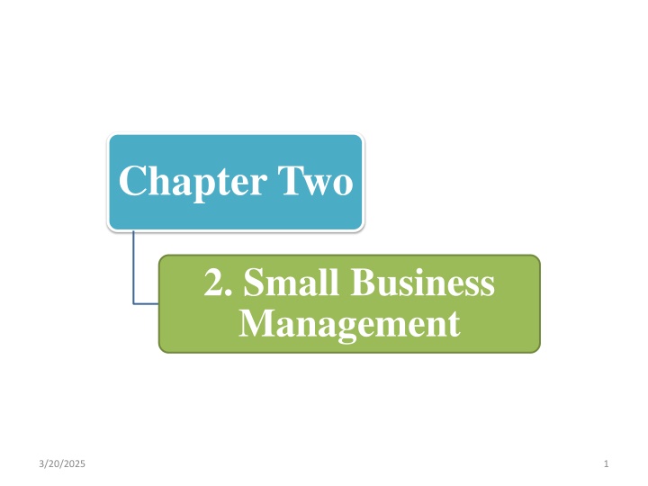 chapter two