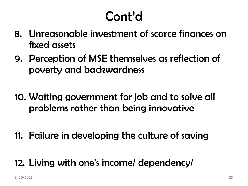 cont d 5