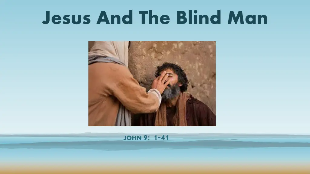 jesus and the blind man