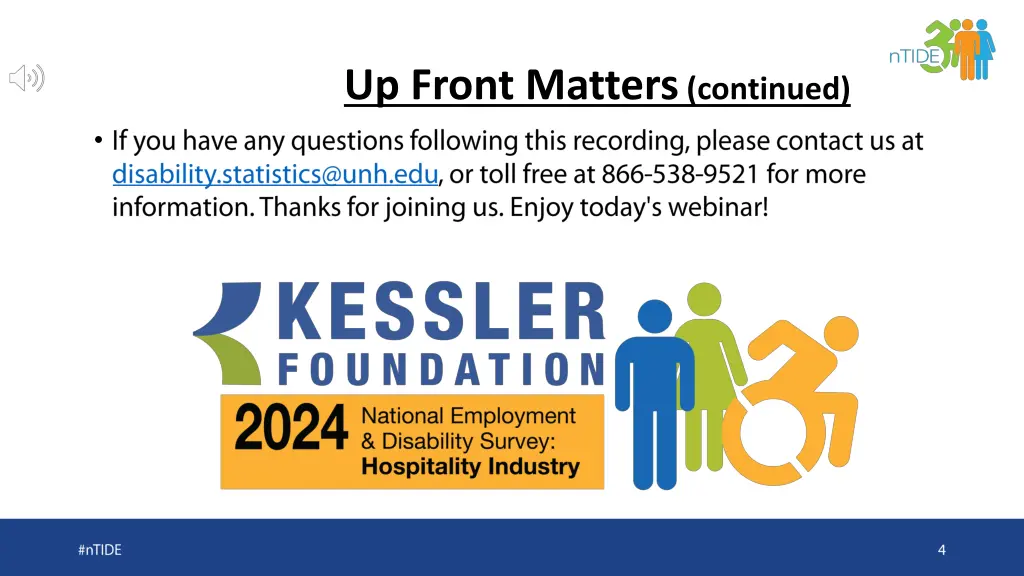 up front matters continued