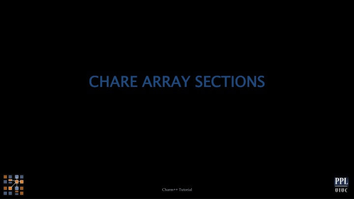 chare array sections