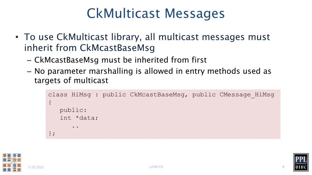 ckmulticast messages