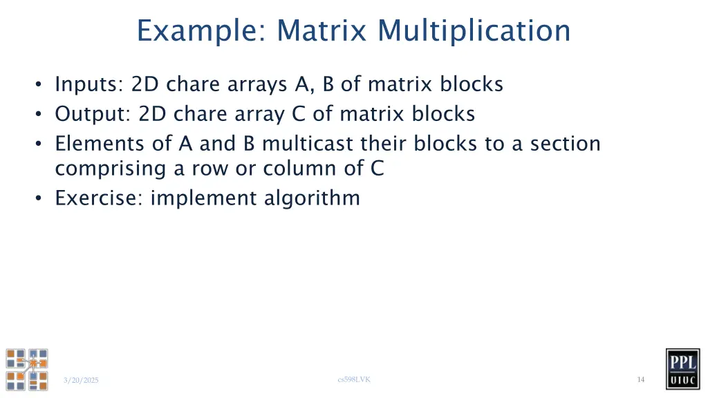 example matrix multiplication