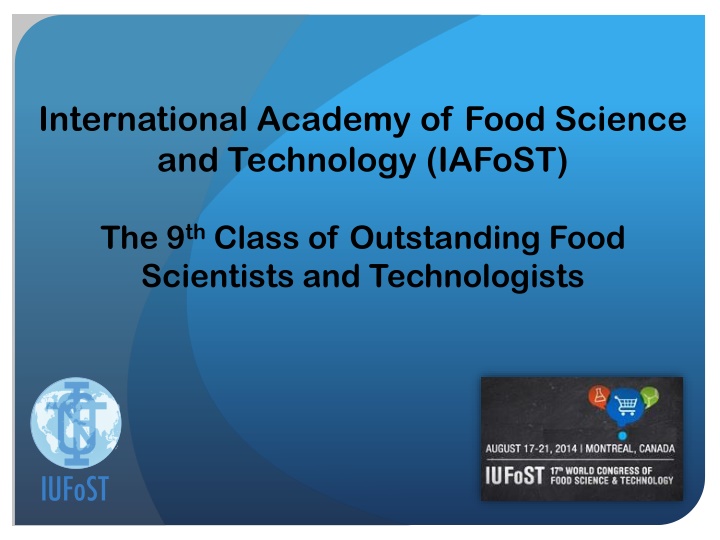 international academy of food science