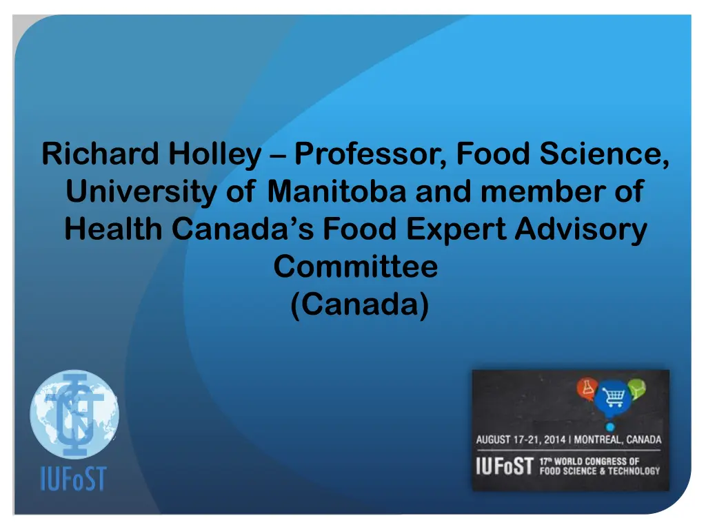 richard holley professor food science university