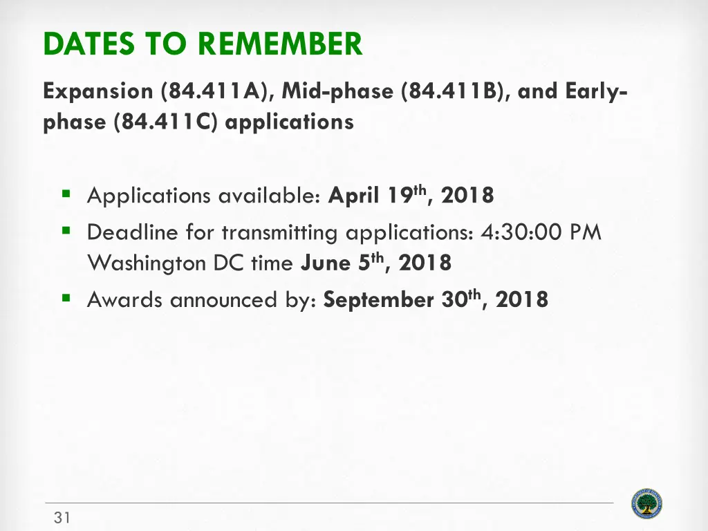 dates to remember