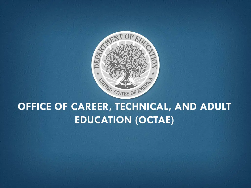 office of career technical and adult education