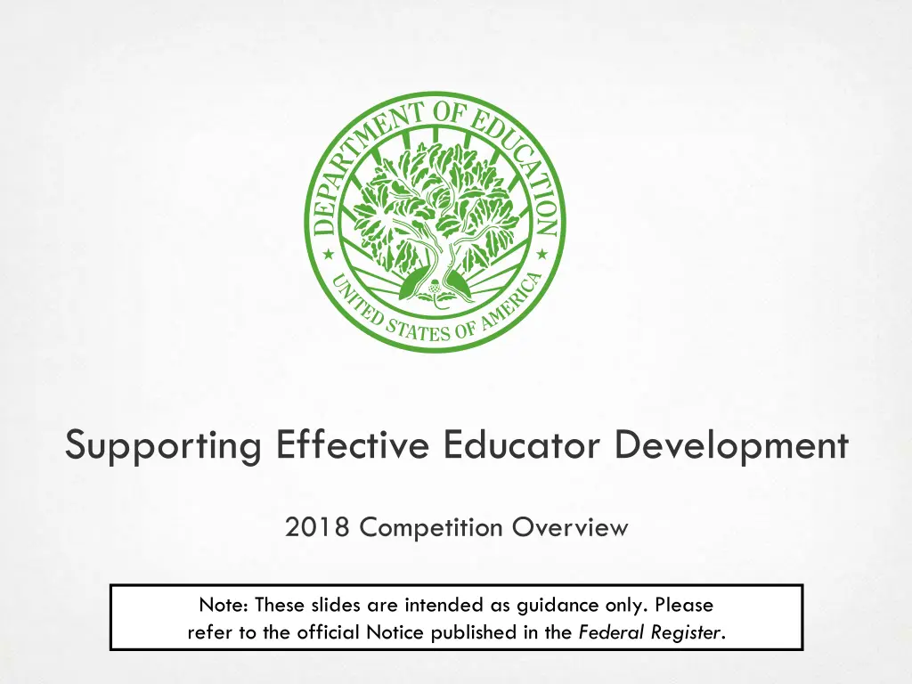 supporting effective educator development