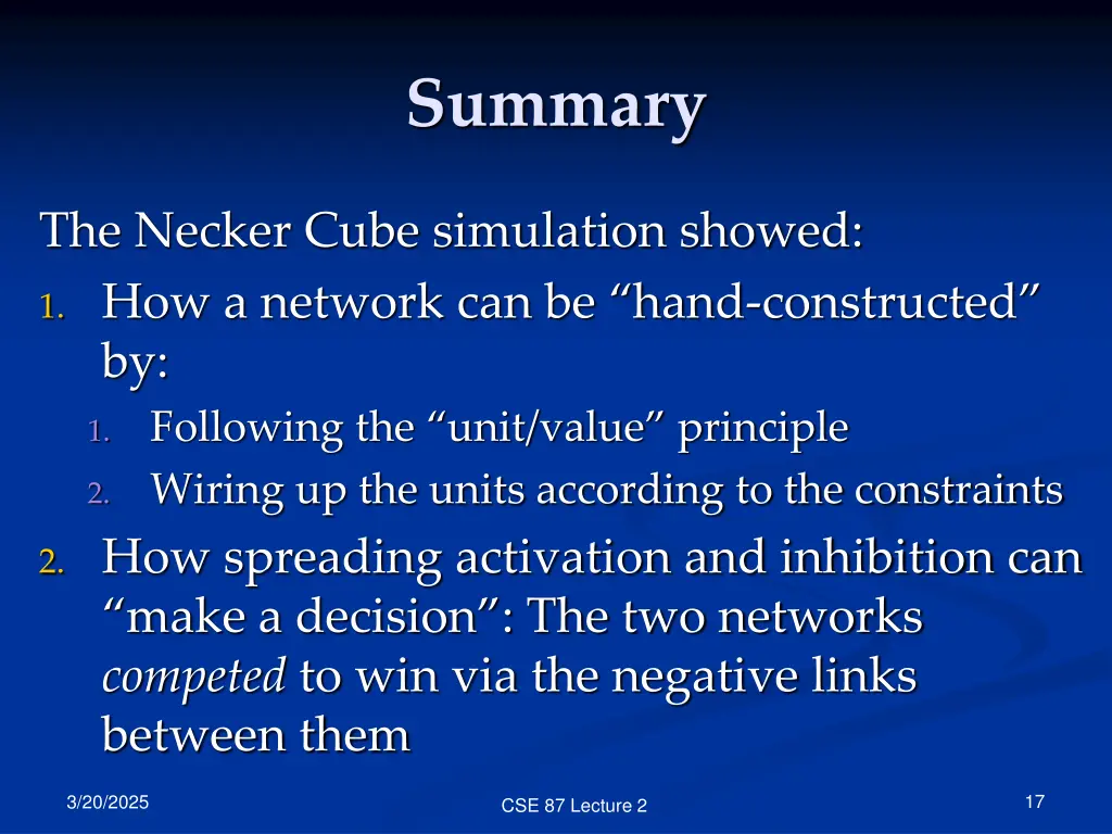 summary