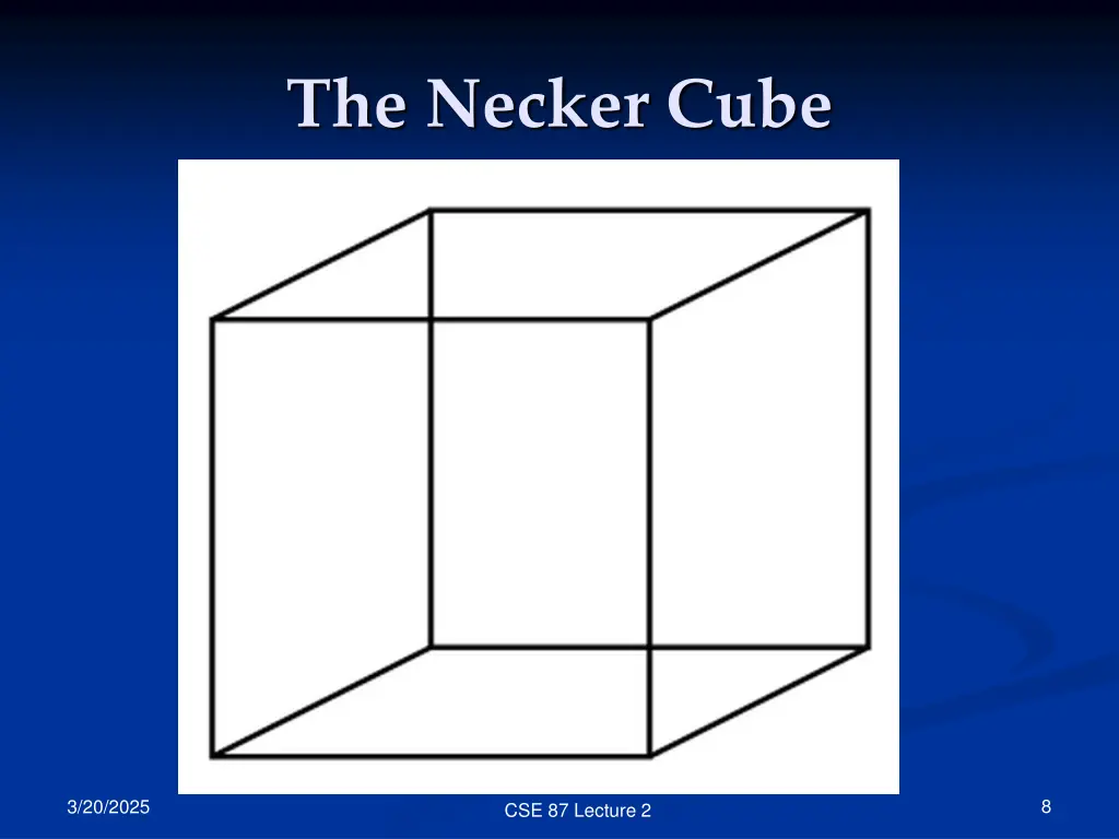 the necker cube