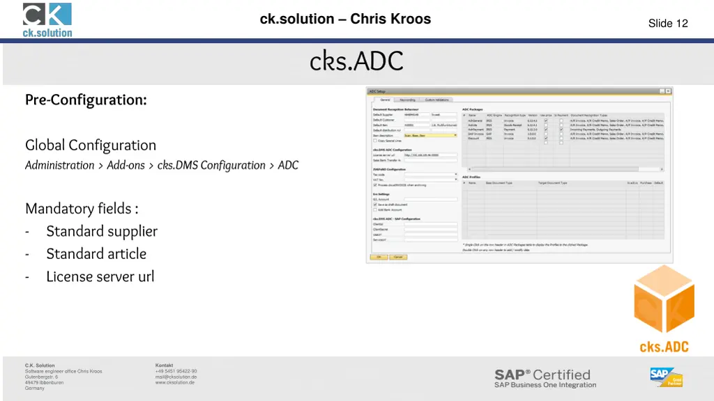 ck solution chris kroos 11