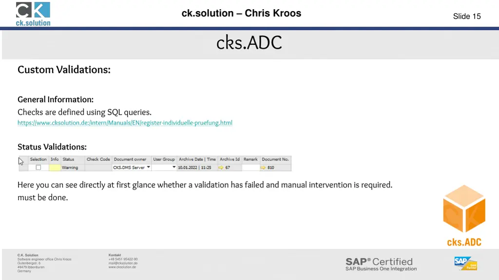 ck solution chris kroos 14