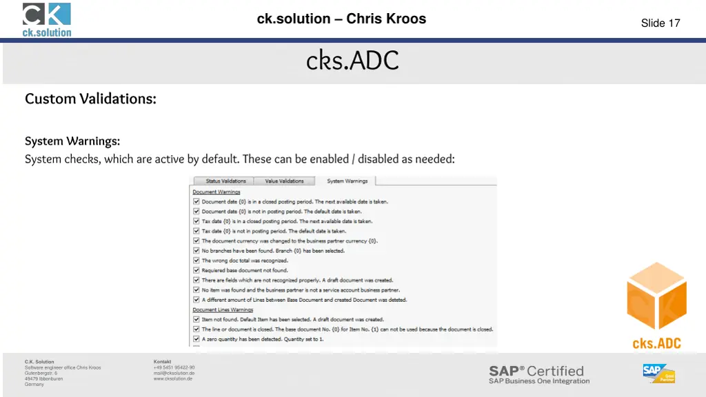 ck solution chris kroos 16
