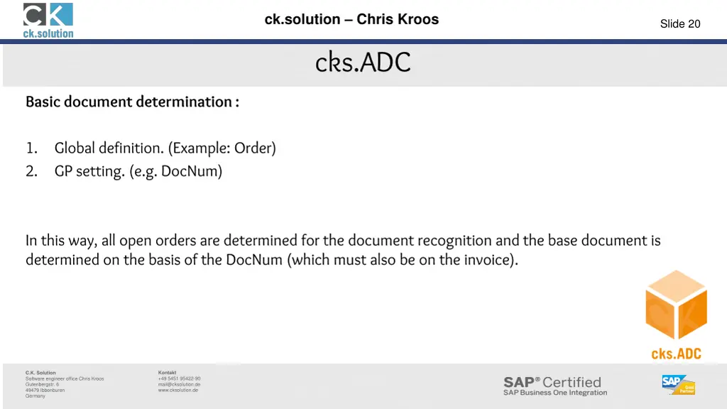 ck solution chris kroos 19