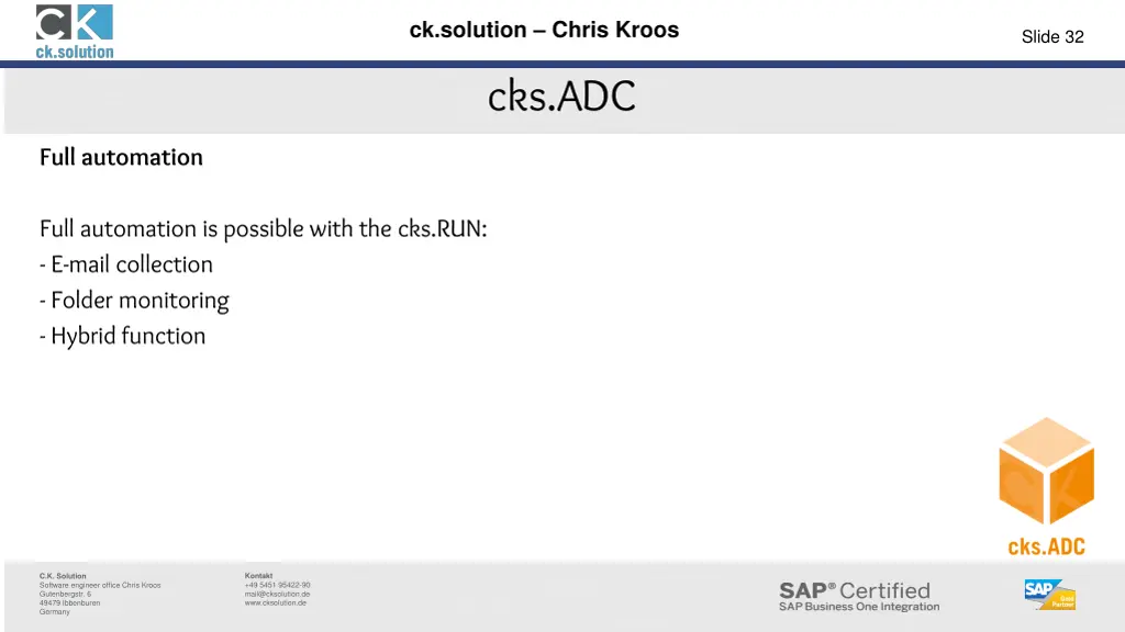 ck solution chris kroos 31