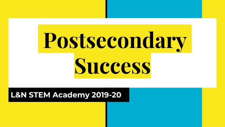 postsecondary success