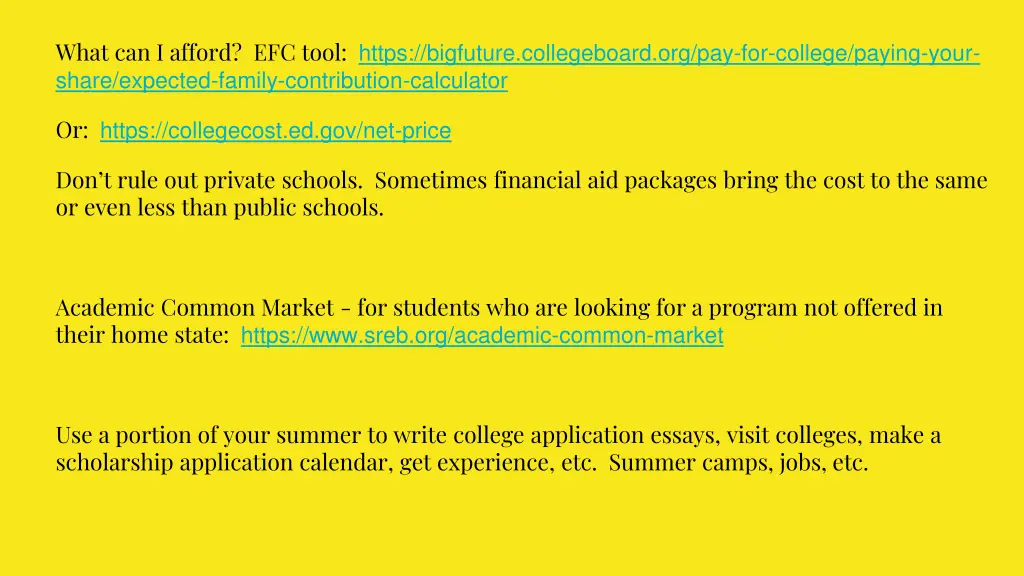 what can i afford efc tool https bigfuture