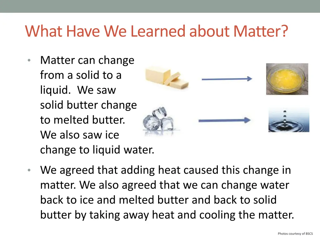 what have we learned about matter