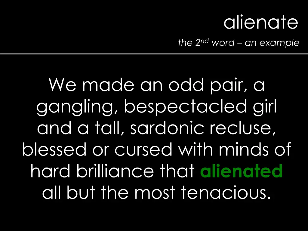 alienate