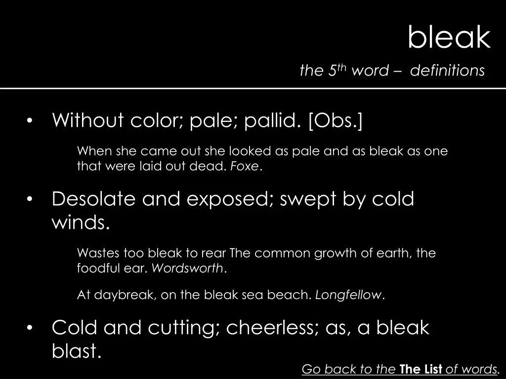 bleak 1