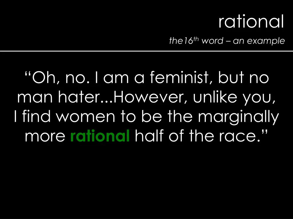 rational