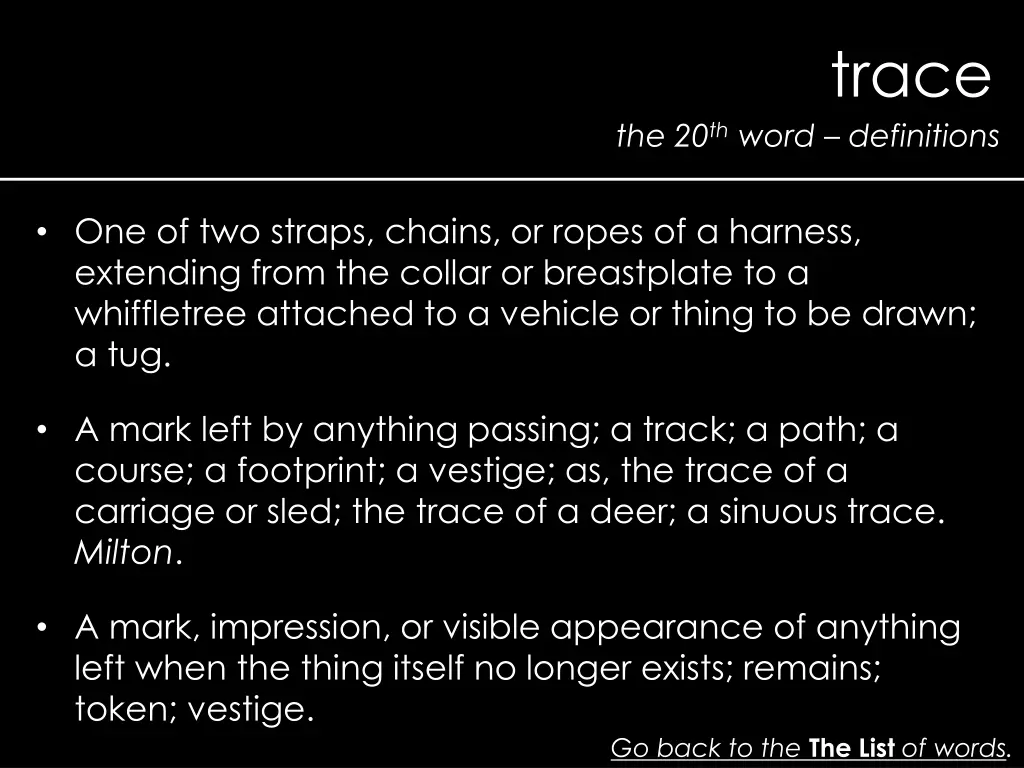 trace 1