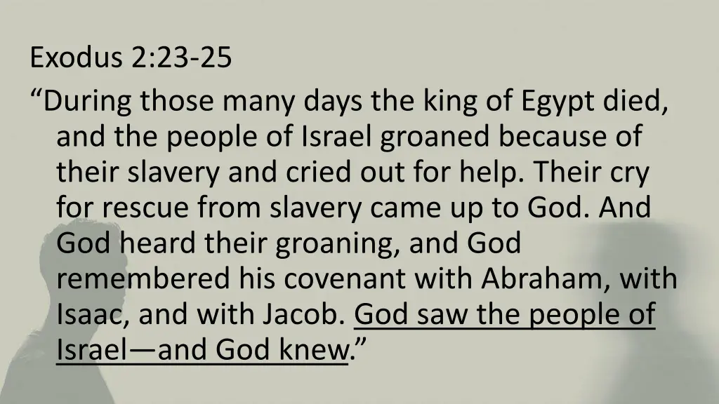 exodus 2 23 25 during those many days the king
