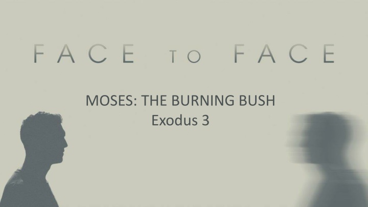 moses the burning bush exodus 3