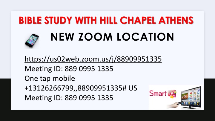 bible study with hill chapel athens