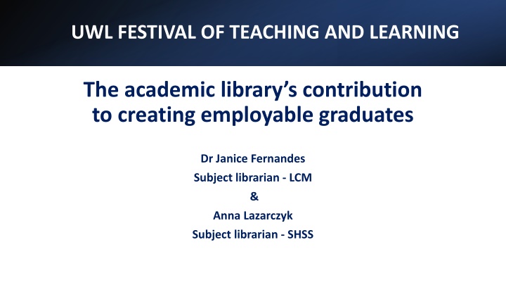 uwl festival of teaching and learning