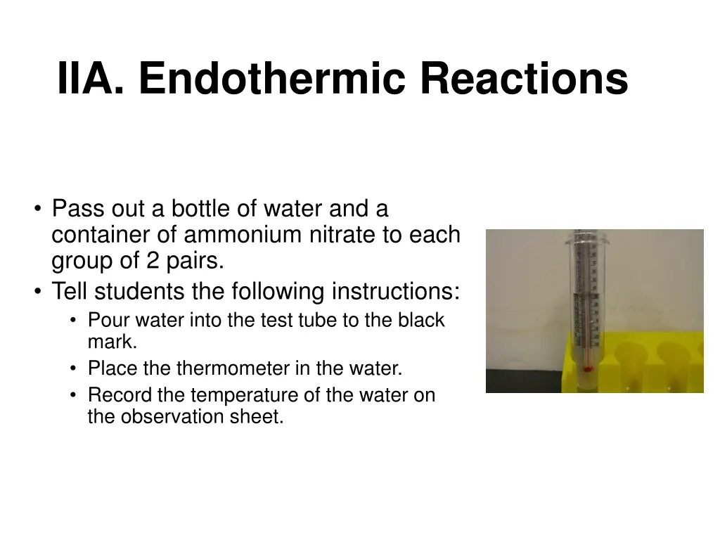 iia endothermic reactions