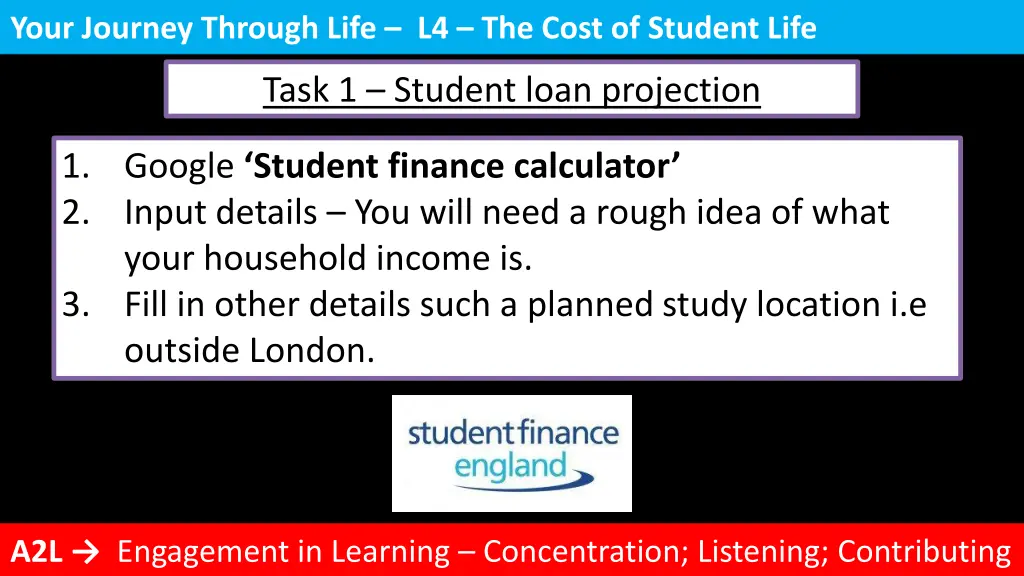 your journey through life l4 the cost of student 9