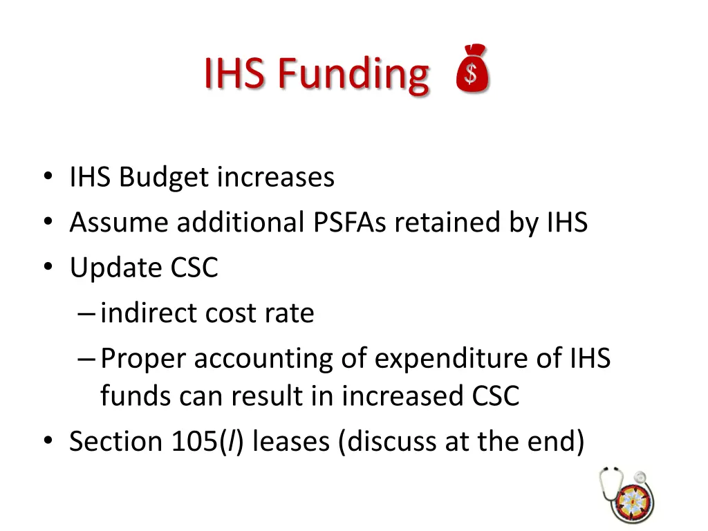 ihs funding