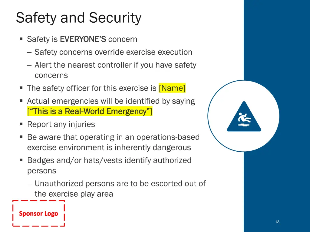 safety and security