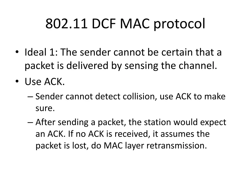 802 11 dcf mac protocol