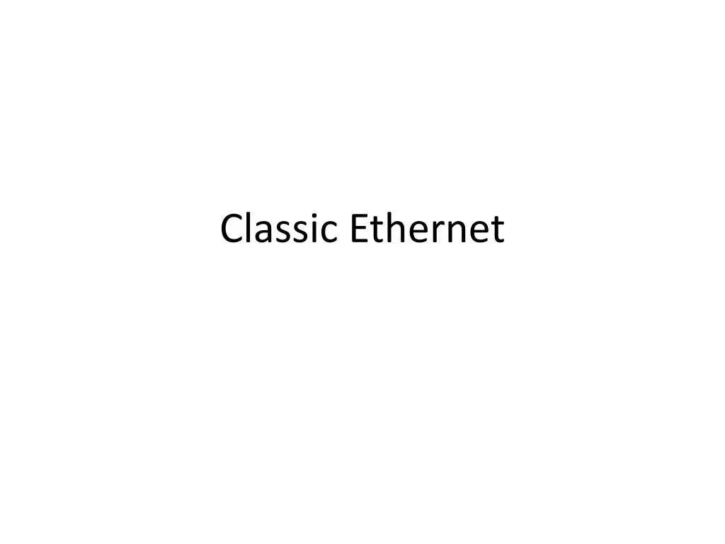 classic ethernet