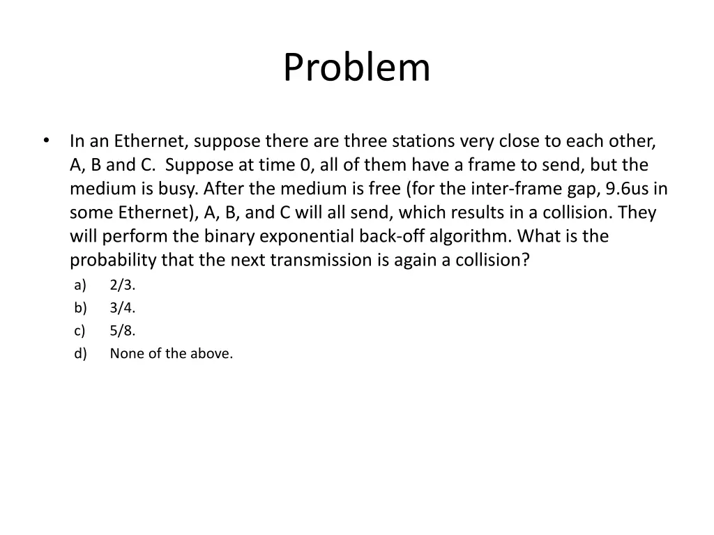 problem